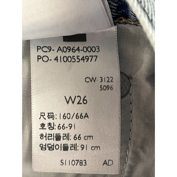 Levis Low Pro Straight Leg Jeans Size 26 Medium Wash Casual Everyday Denim - Picture 13 of 13